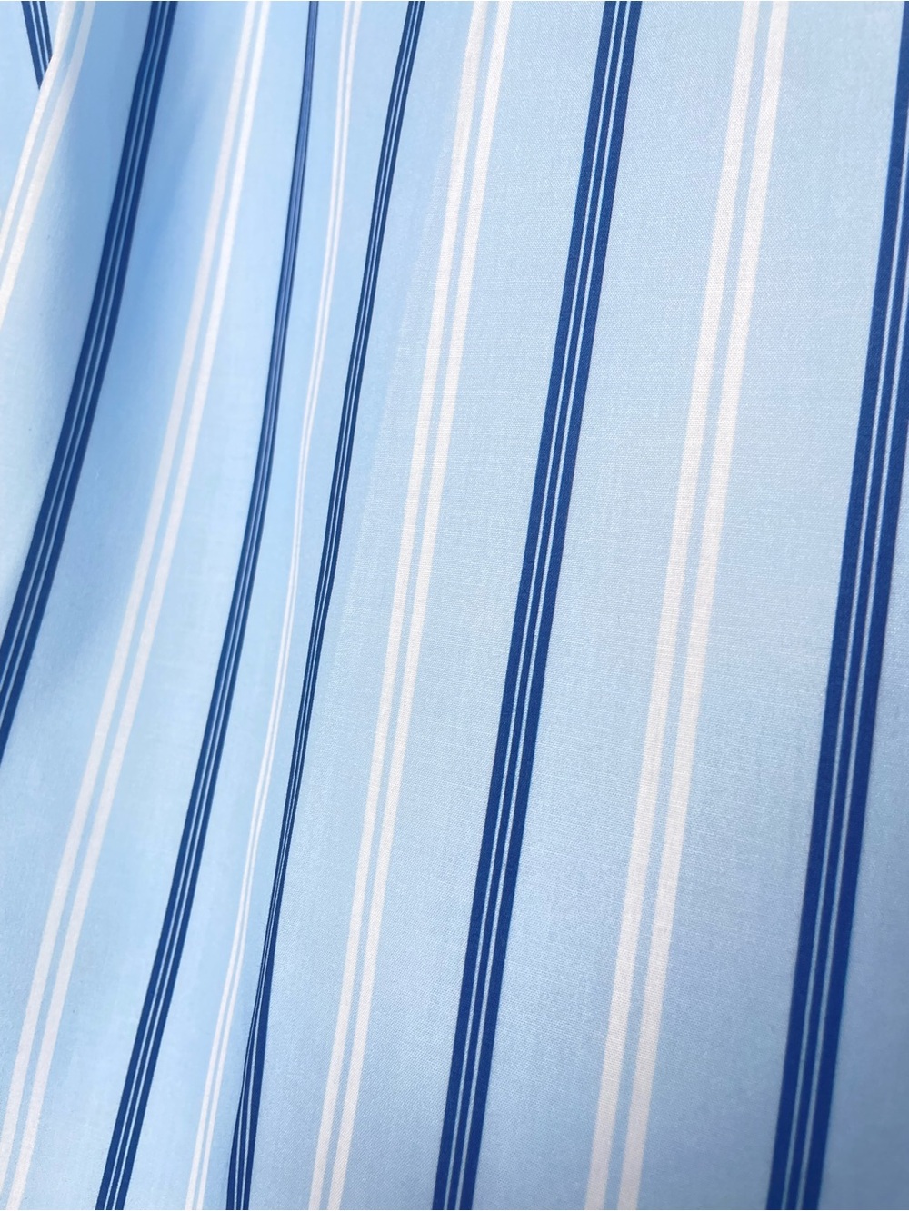 NWT THML Light Blue White Striped V-Neck  Dress Size M - Picture 4 of 7